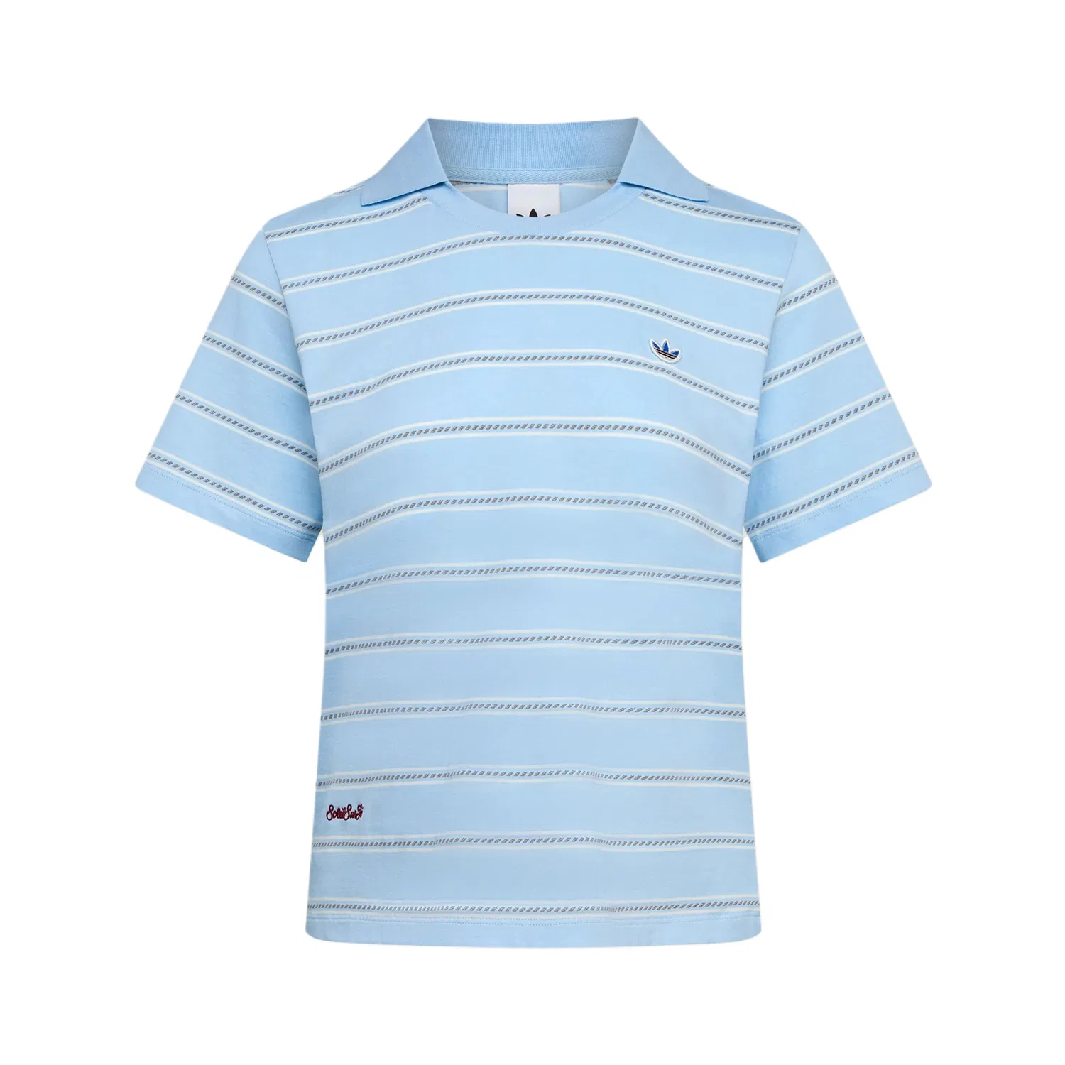 Поло Adidas Originals, Blue/Jade White