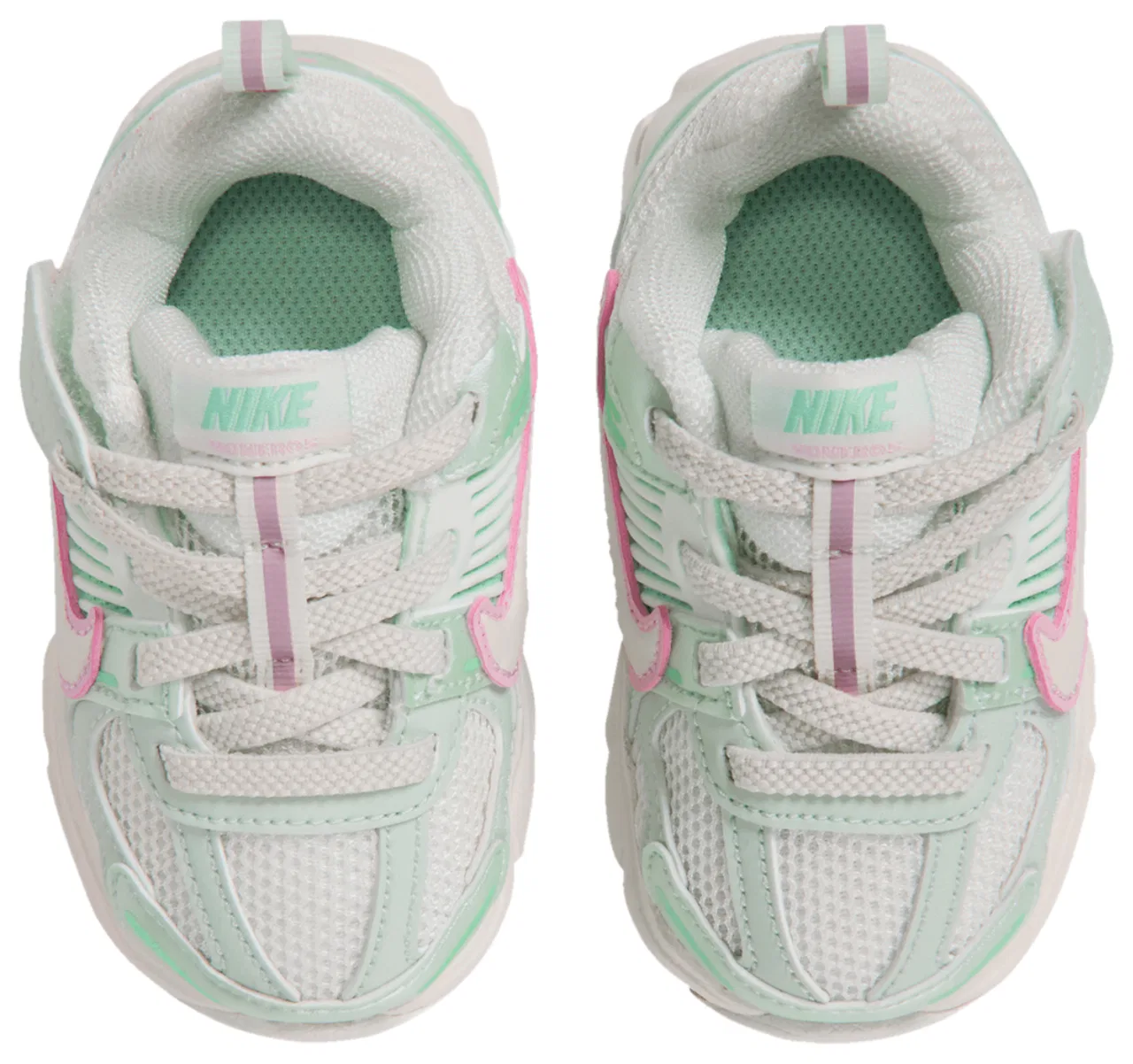 Детские кроссовки для мальчиков с технологичным дизайном Nike Vomero 5, Pink Foam/Sail/Sail — фото 4
