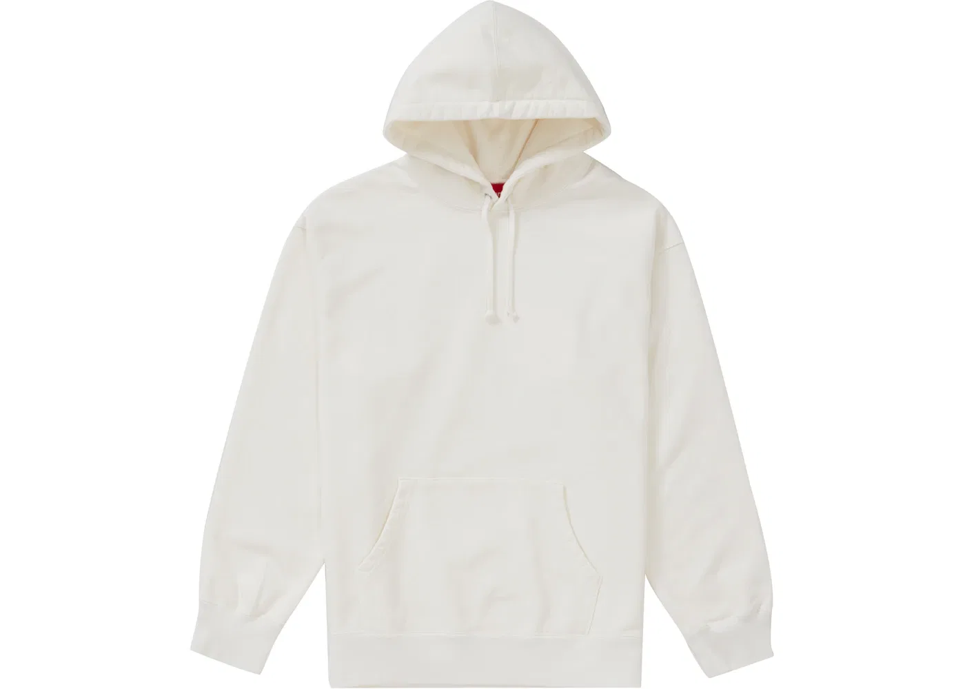 Мужской худи с принтом Supreme Rhinestone Script Sweatshirt, White