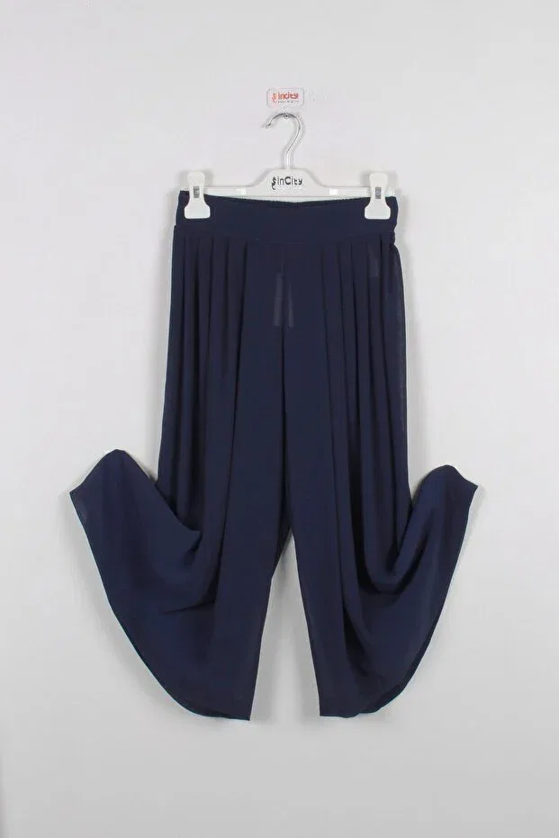 Детские брюки для девочек широкие Navy Blue, Incity, Navy Blue — фото 3