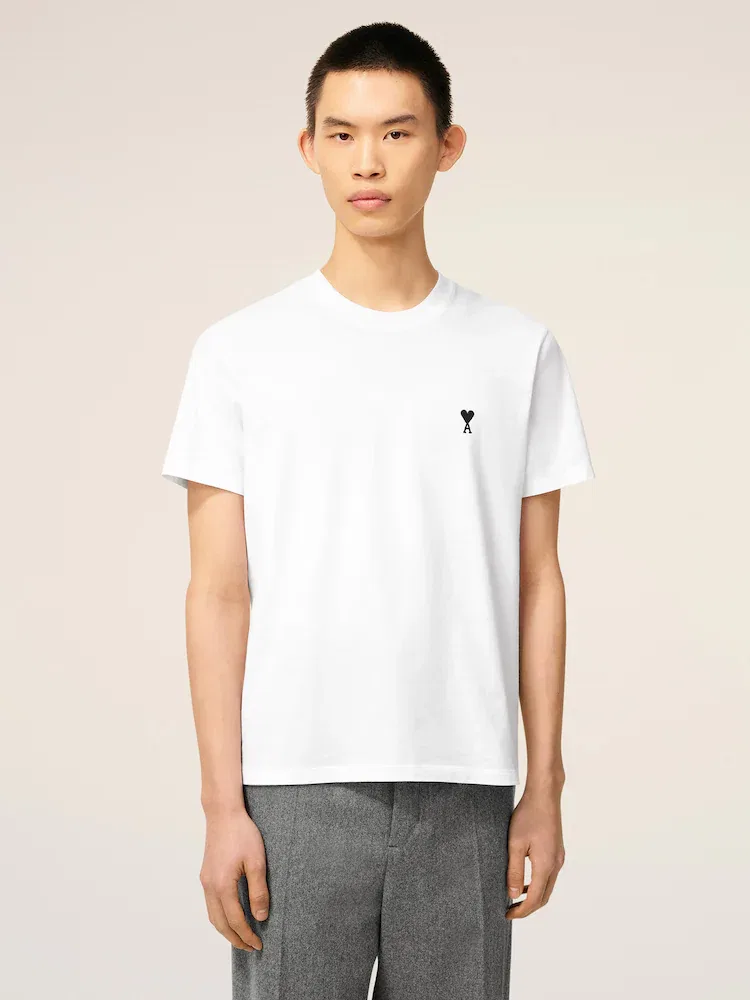 Футболка с коротким рукавом Adc Tshirt AMI PARIS, White — фото 2