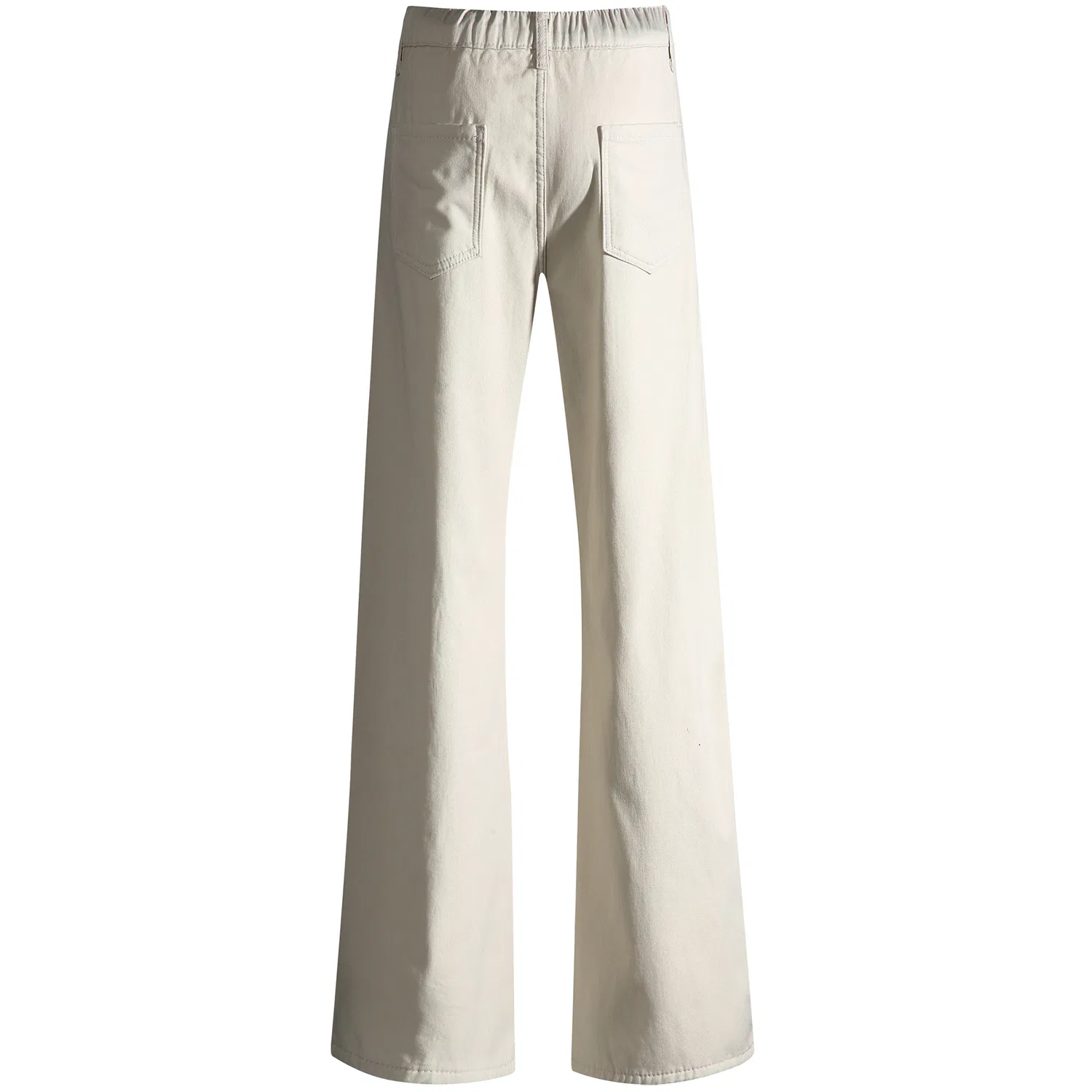 Детские джинсы прямого кроя с начесом Mackyo, White All-Season Regular Edition — фото 4