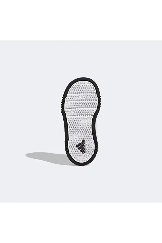 Детские спортивные туфли для девочек с липучкой Tensaur Sport 2.0 CF I Adidas, Cloud White / Core Black / Core Black — фото 4