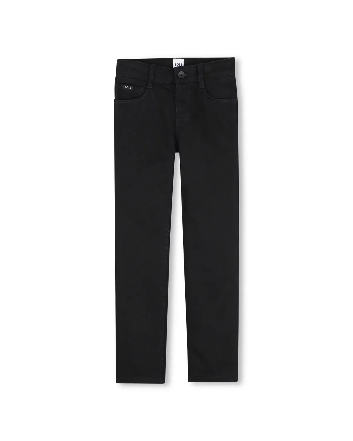 Детские джинсы для мальчиков из хлопка BOSS Kidswear, Negro