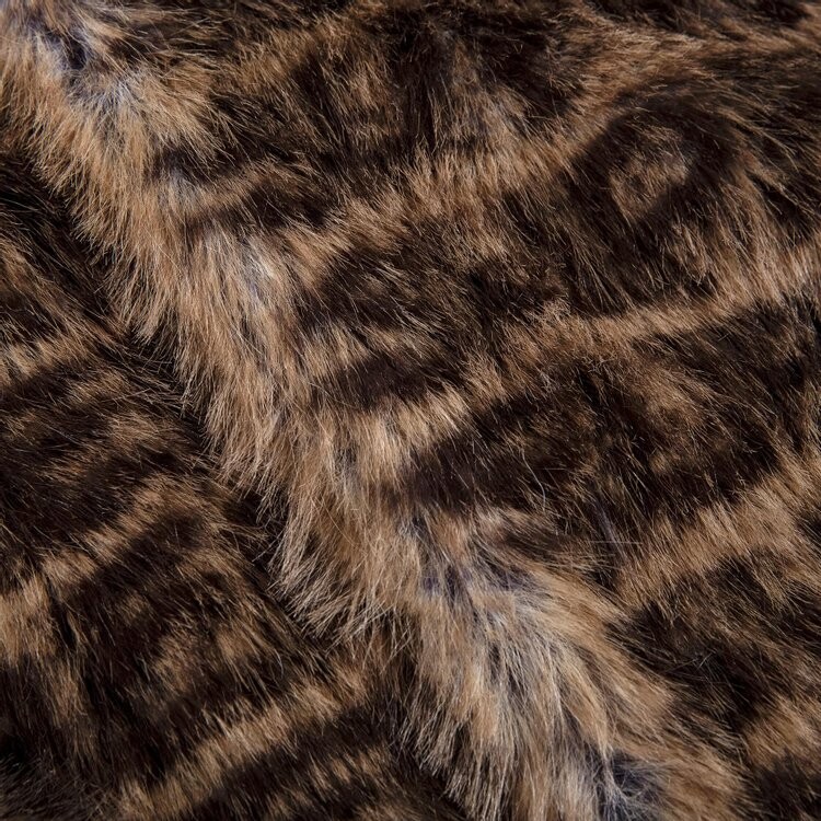 Пальто Supreme Faux Fur Hooded Coat 'Brown', коричневый — фото 3