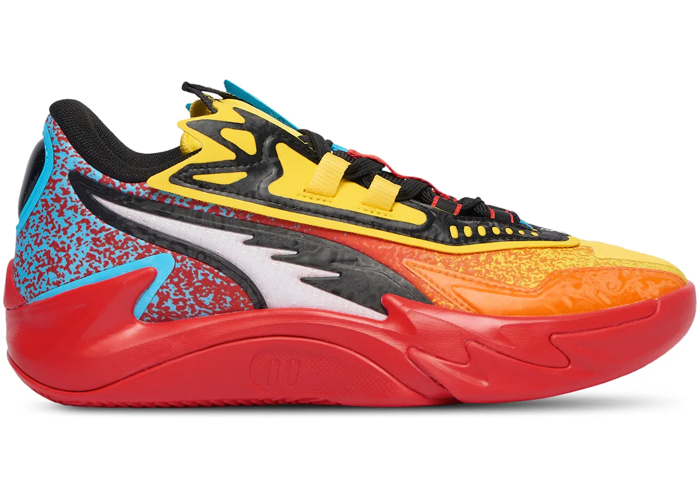 Детские кроссовки Puma Scoot Zero II, Rickie Orange/Speed Yellow