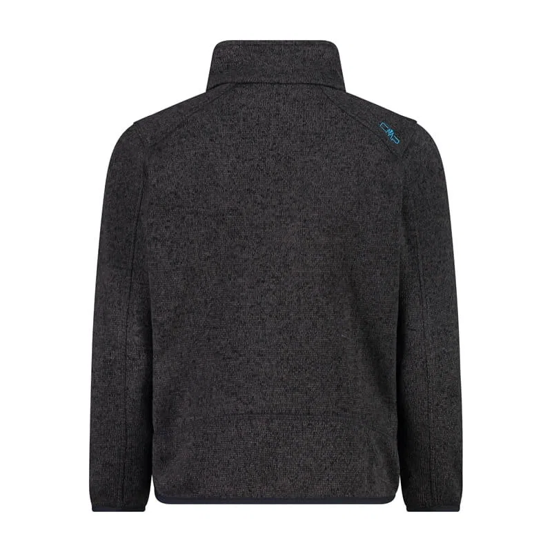 Детская флисовая куртка Knitted Jacket Cmp, Черный — фото 3
