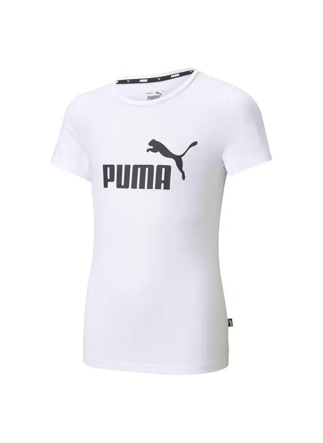 Футболка с принтом логотипа Essentials Logo Puma, белый