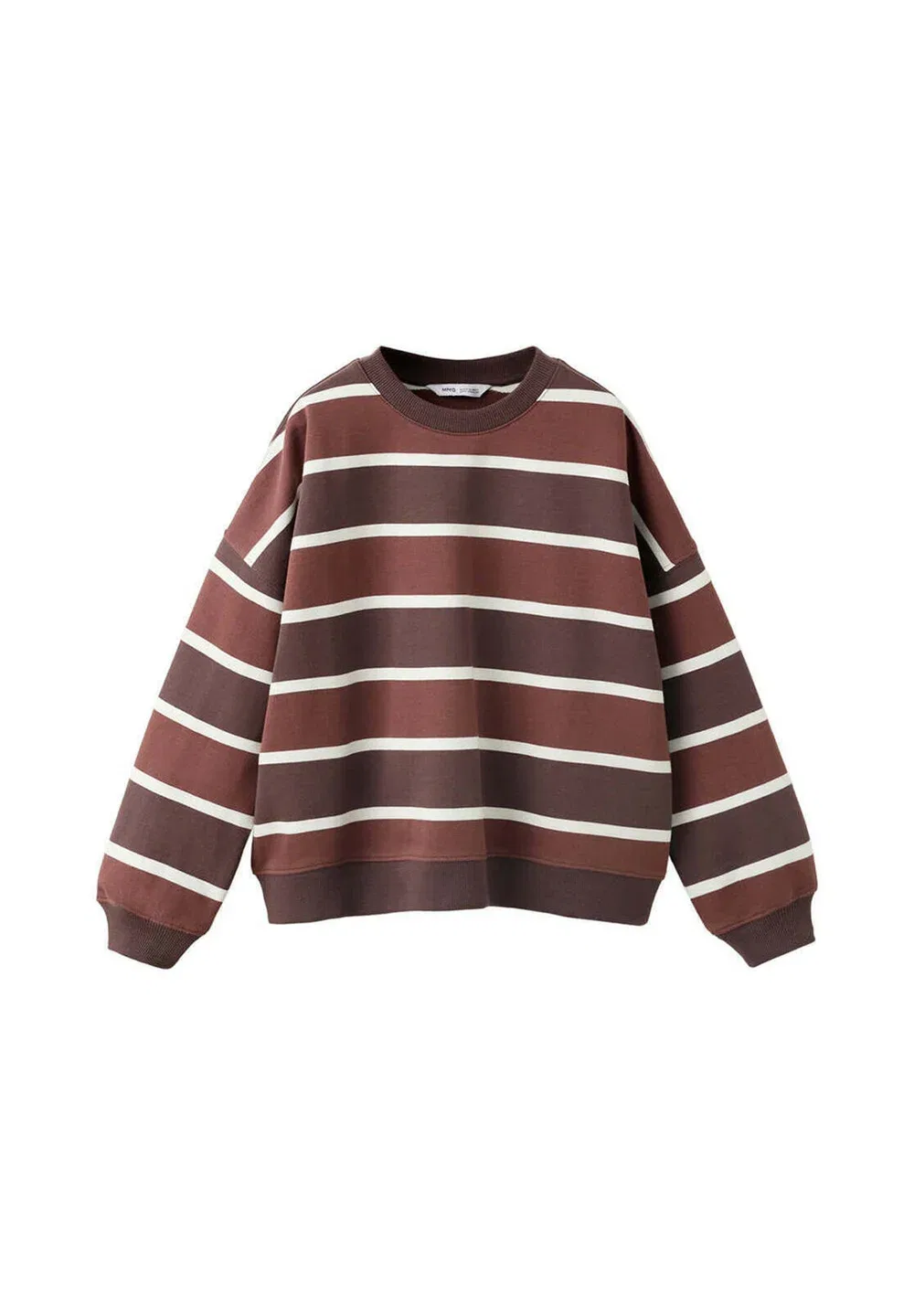Детская футболка с длинными рукавами Mango Kids, Brown