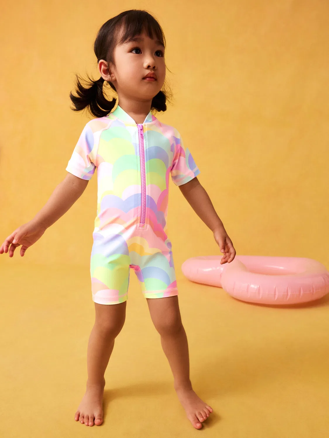 Купальник с длинным рукавом Rainbow Wave Next, Радужная волна