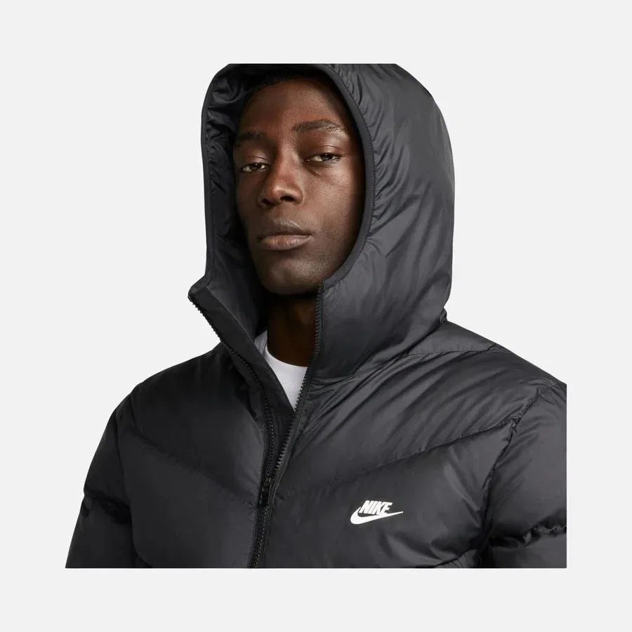 Мужская куртка Storm-Fit Windrunner Primaloft с капюшоном Nike, Черный — фото 4