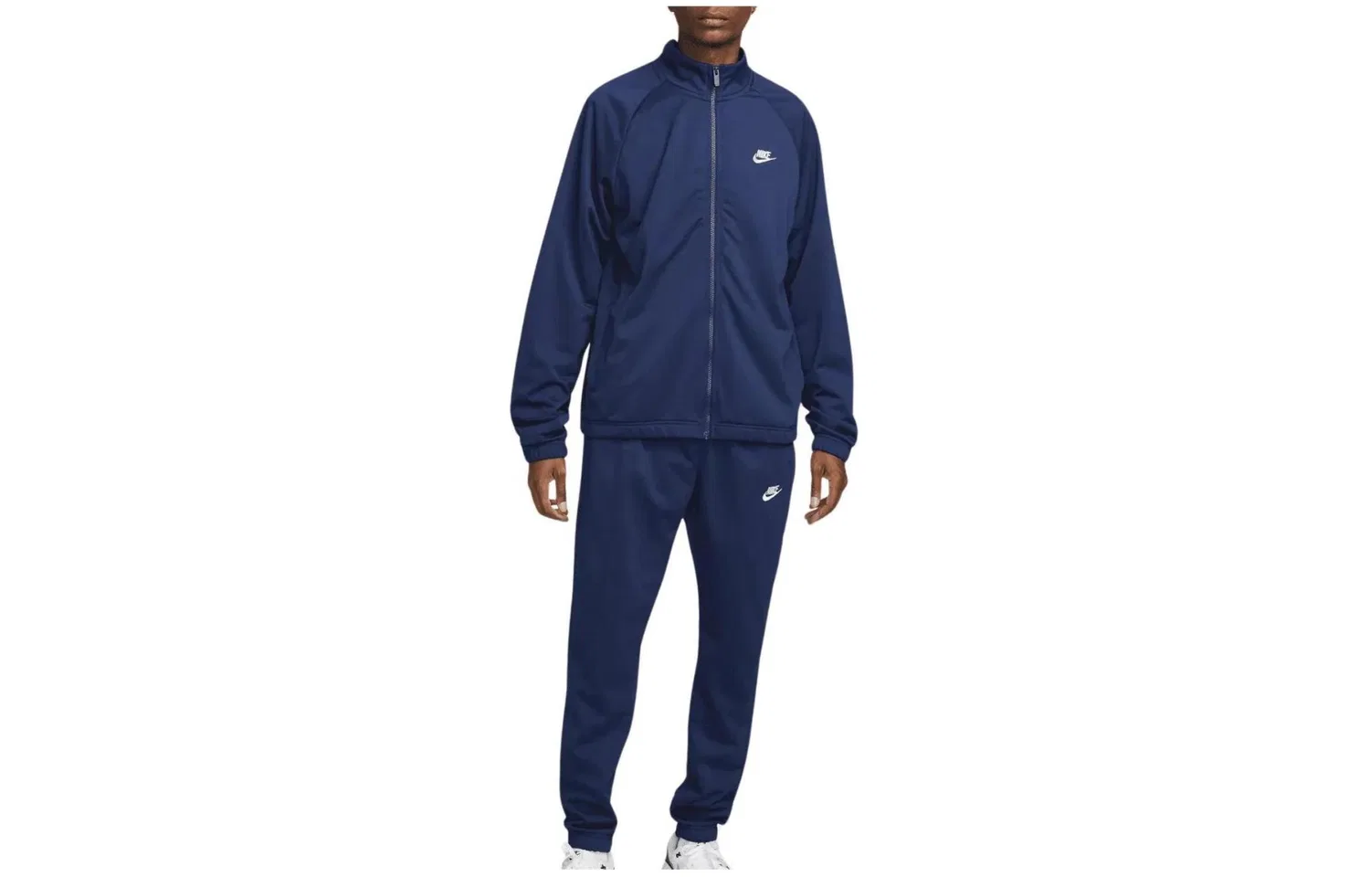 Мужской спортивный костюм из полиэстера с длинным рукавом Marine Blue Nike