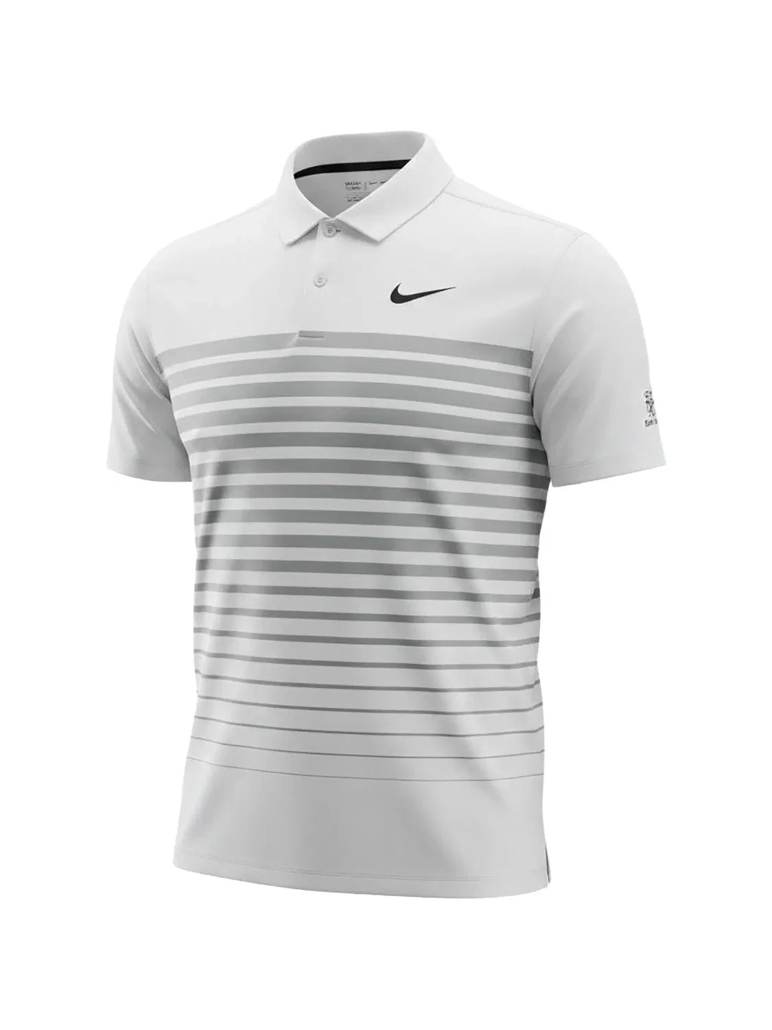 Рубашка поло East Lake в полоску Nike, белый
