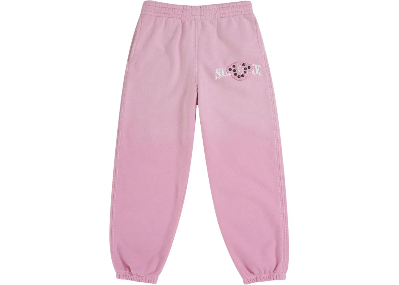 Мужские спортивные штаны с принтом Supreme True Religion Sweatpant FW25, Pink