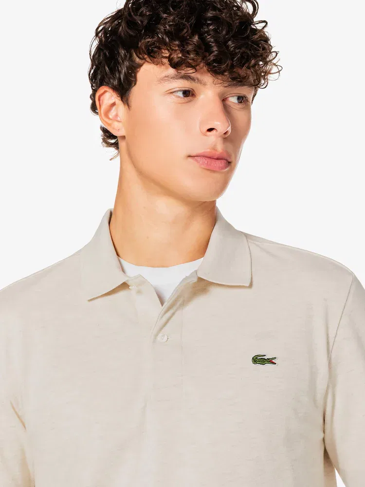 Футболка с длинным рукавом Regular Fit LACOSTE, Beige — фото 2
