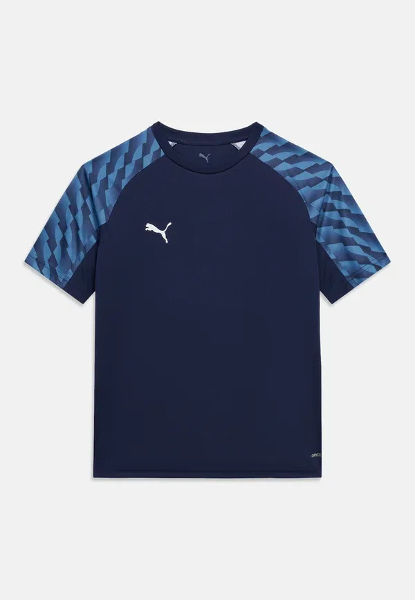 Футболка полиэстер Puma, белый/темно-синий