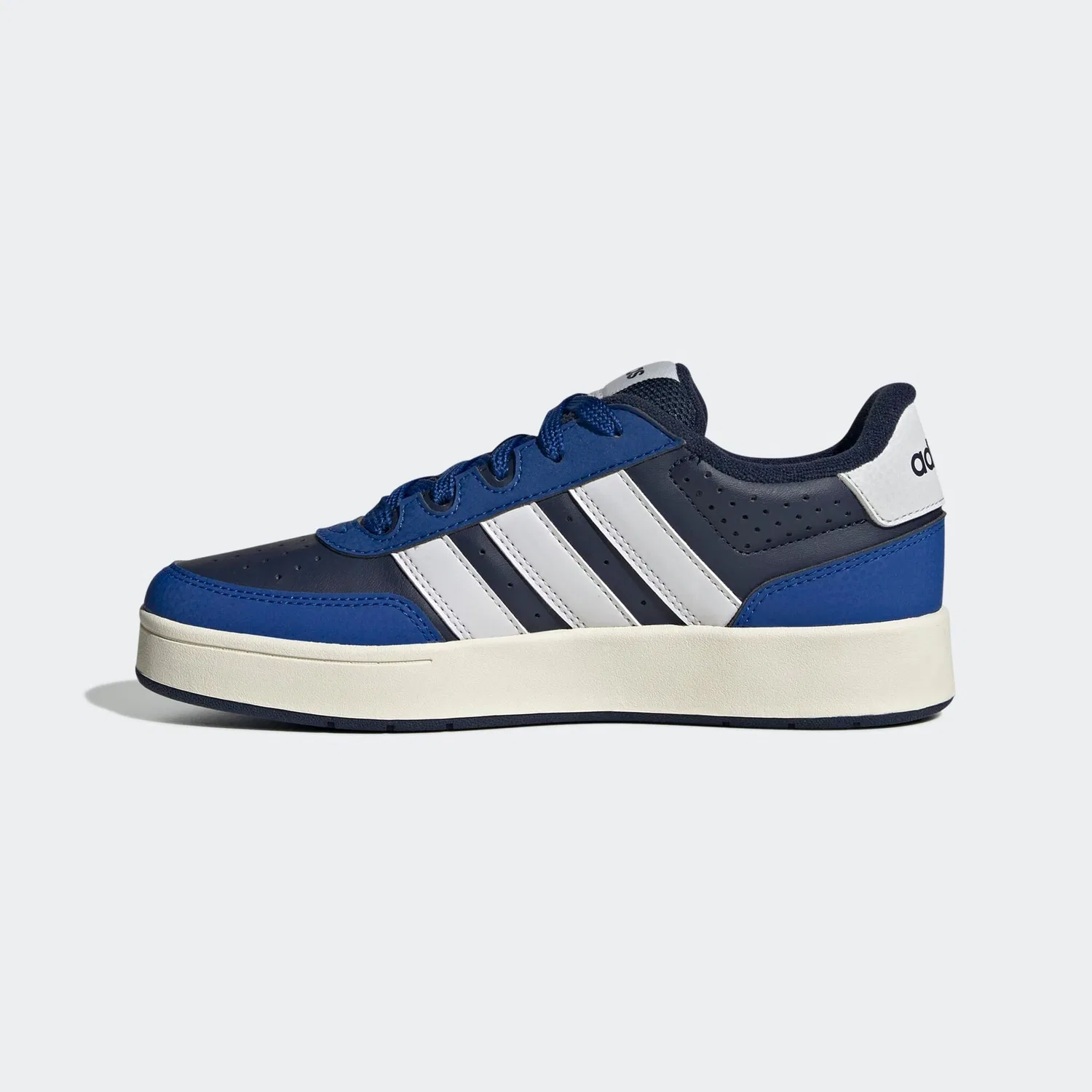 Детские низкие кроссовки с брендингом Adidas Sportswear, Collegiate Navy/Dash Grey/Collegiate Royal — фото 3