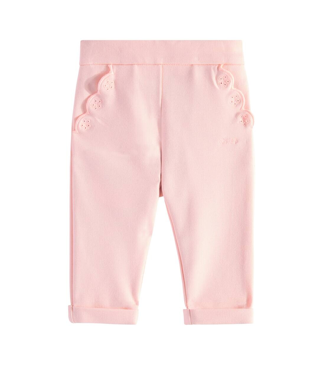 

Детские спортивные штаны Chloé Kids, цвет pink washed pink
