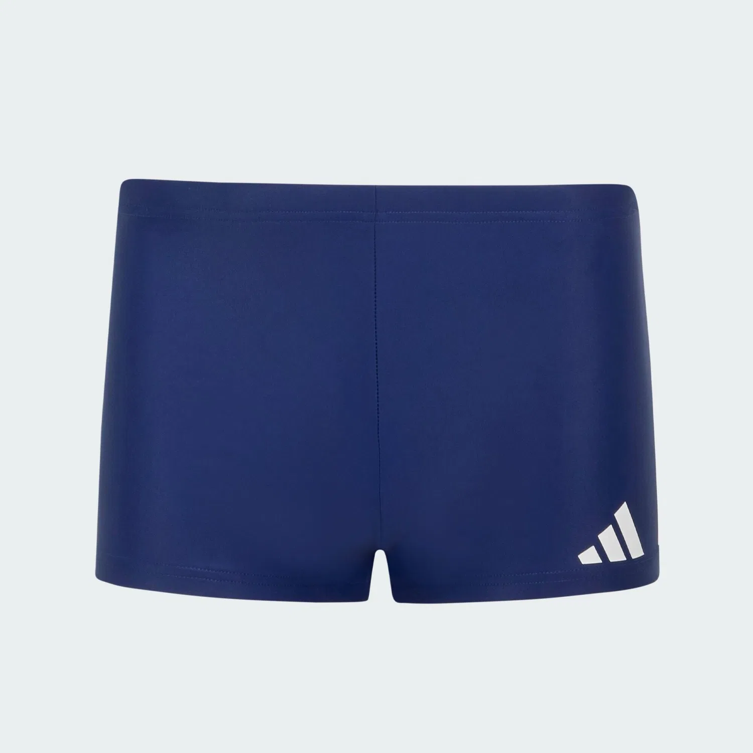 Мужские плавки боксеры с принтом 3S Boxer-Badehose Adidas, Dunkelblau Weiss — фото 2