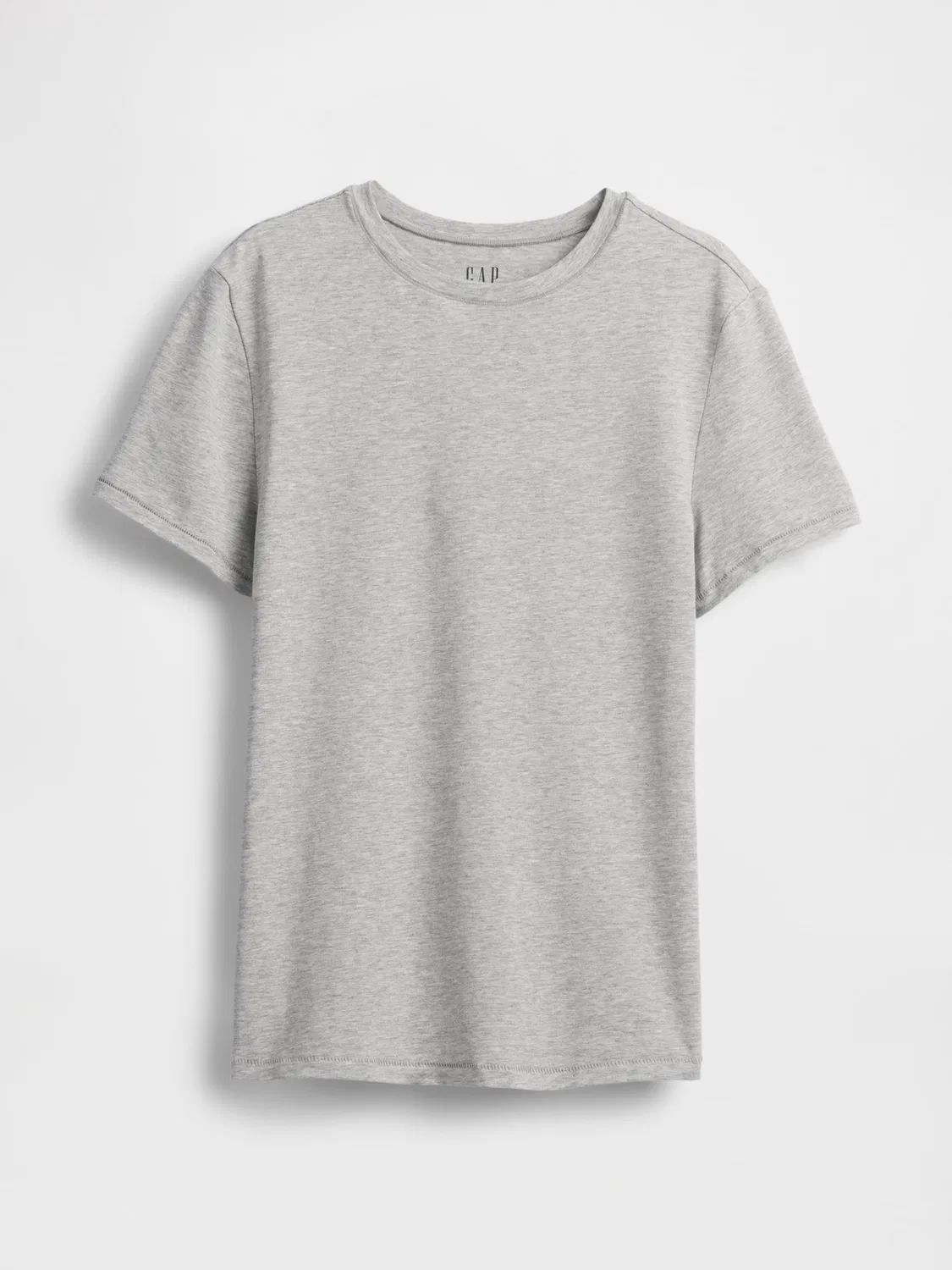 Футболка с круглым вырезом Vintage Soft Gap, светло-серый — фото 4
