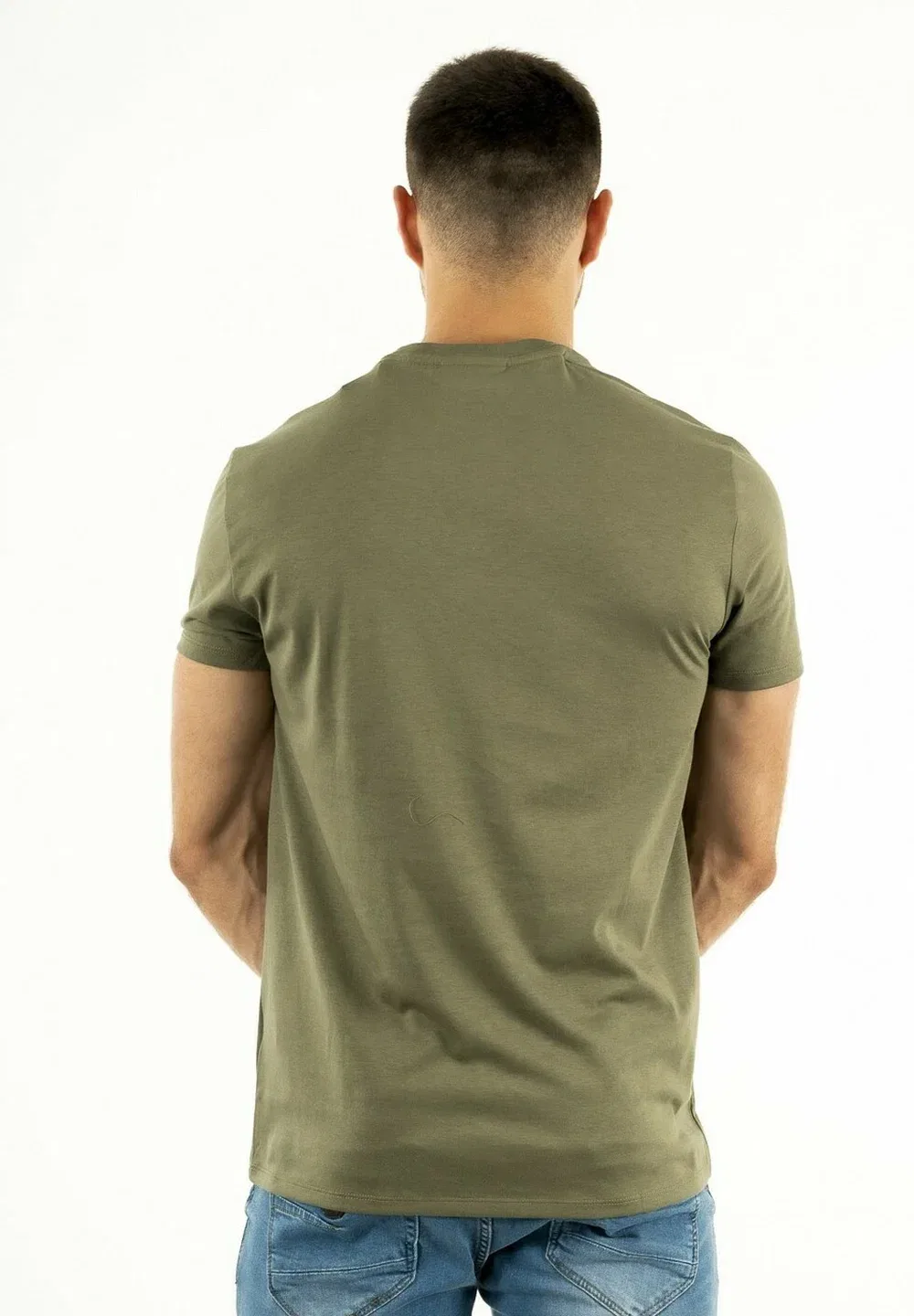 Простая футболка Lacoste, Vert — фото 3