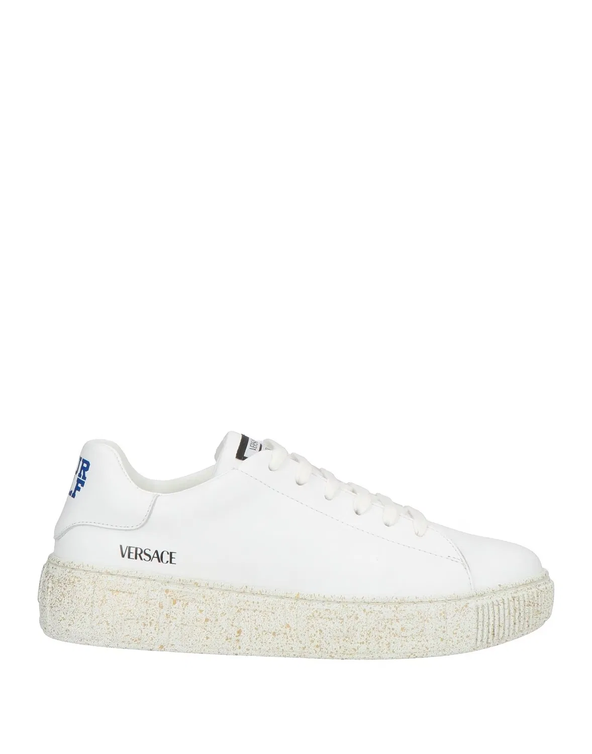 Кроссовки кожаные Versace Young, белый