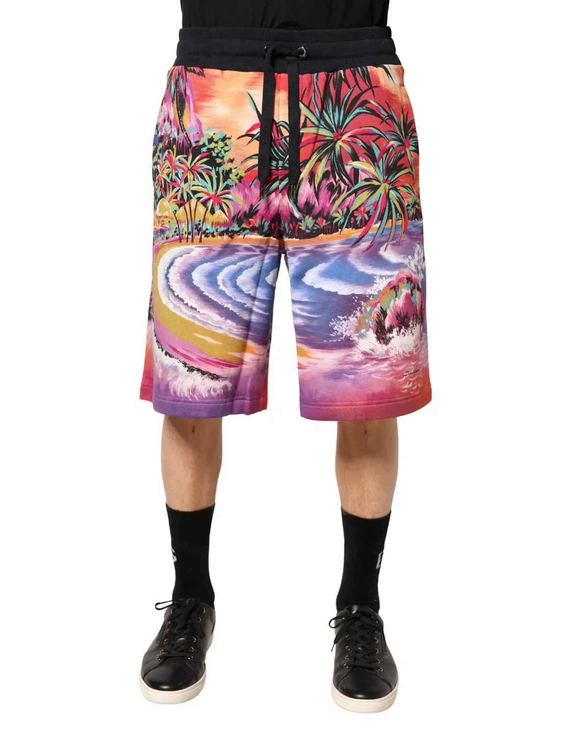 Мужские шорты-бермуды с принтом Bermuda Shorts Dolce & Gabbana, Multicolor — фото 2