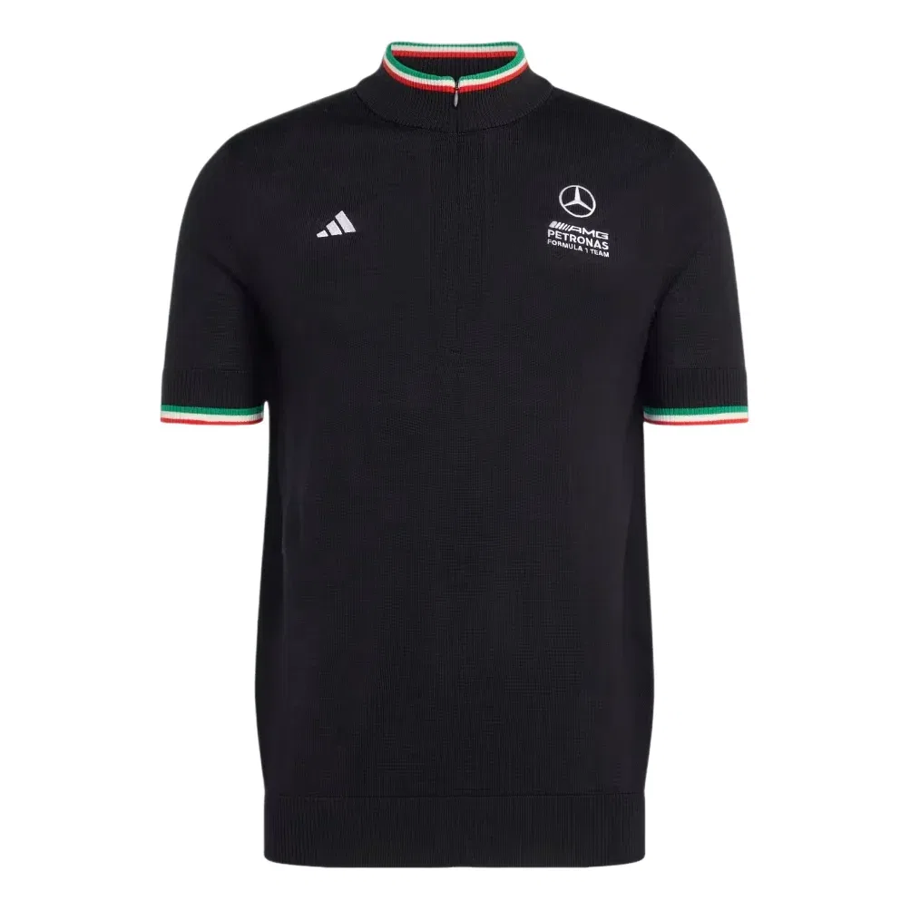 Мужская футболка Mercedes - AMG Petronas Formula 1 Team Imola Merino Top Team T-Shirt 'Black' adidas, черный