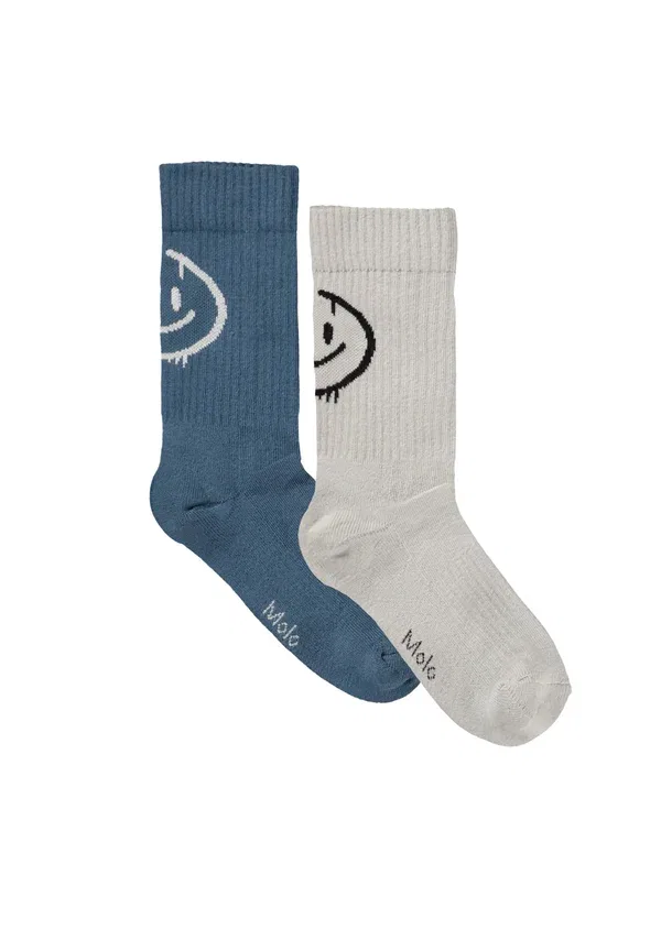 Носки из хлопка 2-pack Norman Molo Moon, голубой