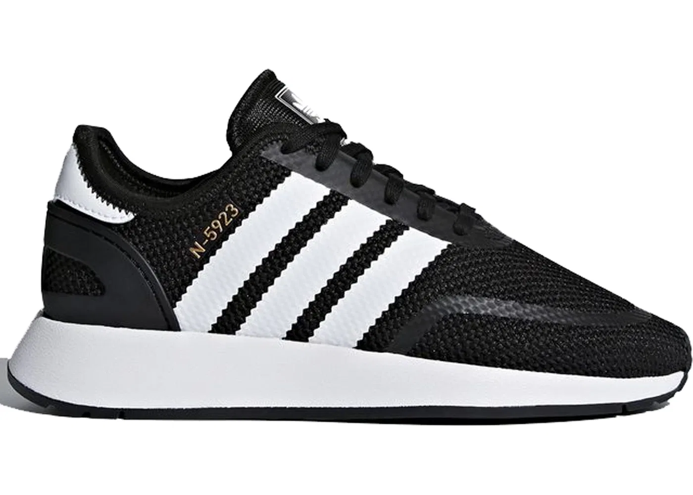 Детские кроссовки Lifestyle с принтом Adidas N-5923, Core Black/Footwear White/Gold Metallic