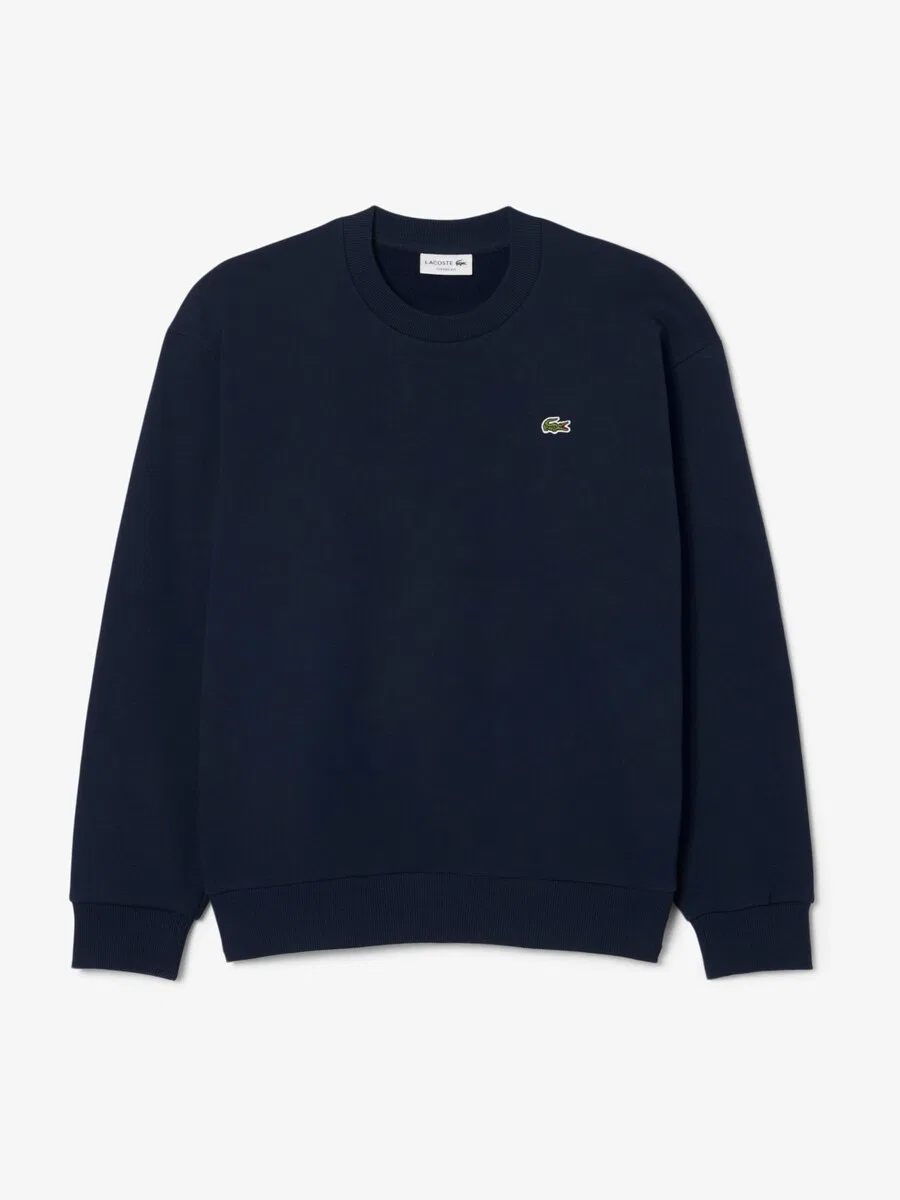 Толстовка LACOSTE темно-синего цвета — фото 2
