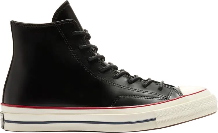 

Кроссовки Converse Chuck 70 High Color Leather - Black, черный