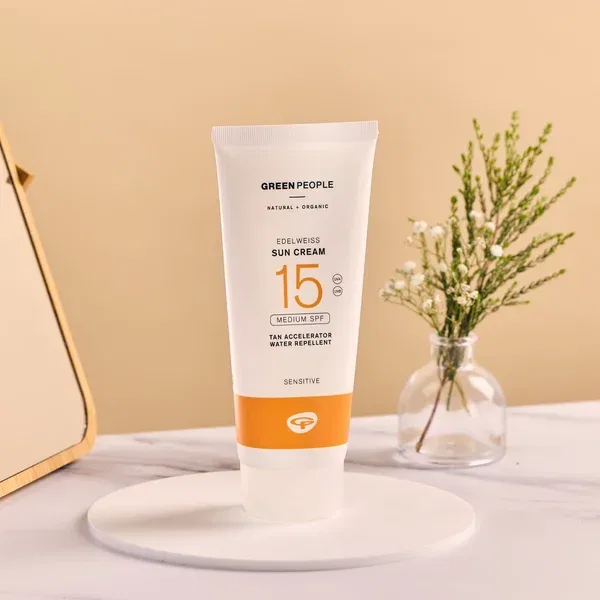 Edelweiss sonnencreme spf15 - защита от солнца 225 мл Green People, белый — фото 2