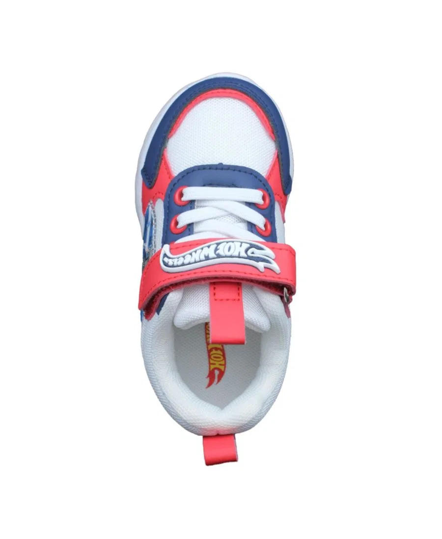 Детские кроссовки со светящейся подошвой Hot Wheels, Blue & Red — фото 3
