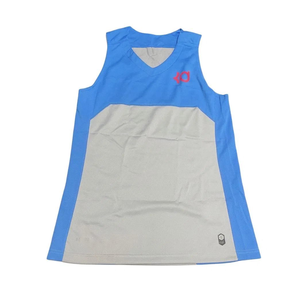 Топ Nike с V-образным вырезом, Blue/Gray