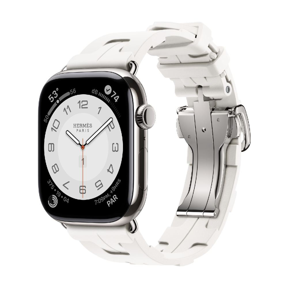 

Apple Watch Hermès Series 11 (GPS+Cellular), 46 мм, Silver Titanium Case/Blanc Kilim Single Tour - One Size, Серебристый, Apple Watch Hermès Series 11 (GPS+Cellular), 46 мм, Silver Titanium Case/Blanc Kilim Single Tour - One Size