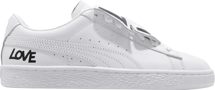 

Кроссовки Puma Wmns Basket Badge HNDWRTTN White, белый