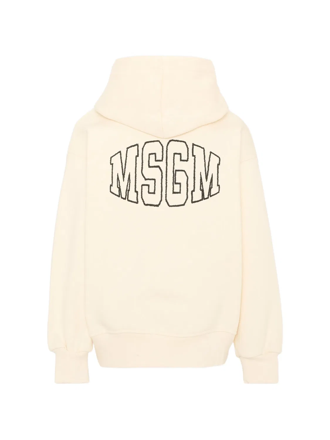 Худи из хлопка MSGM, нейтральные — фото 2