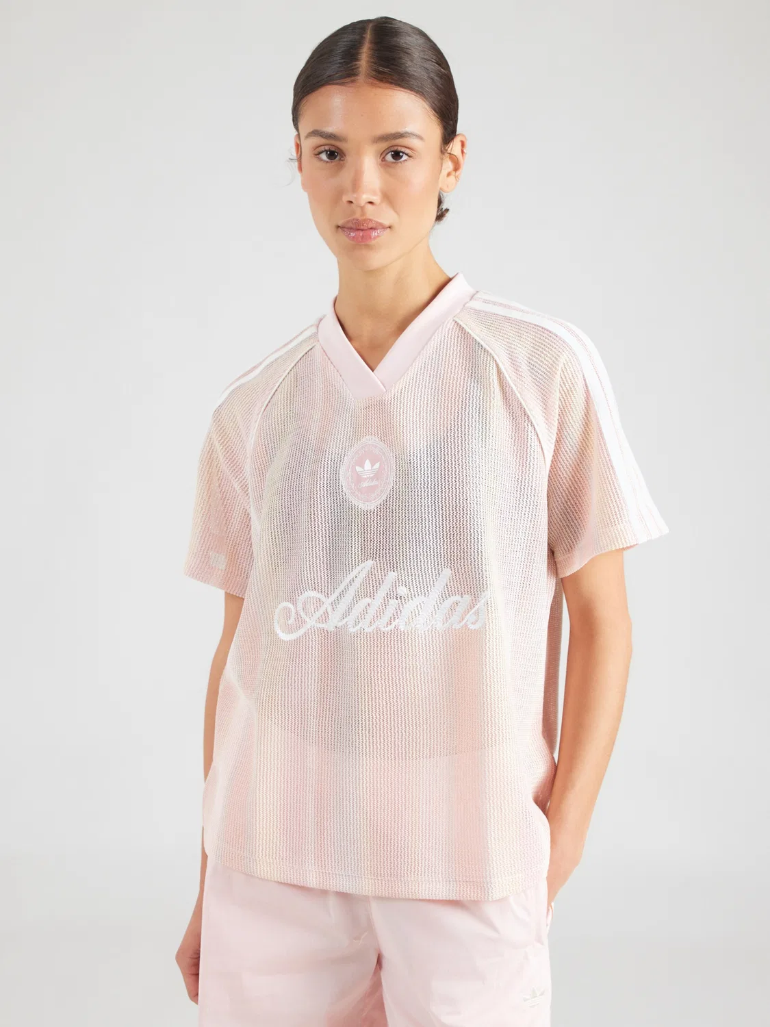 Футболка Adidas Originals Summer Glow в розовом цвете — фото 2