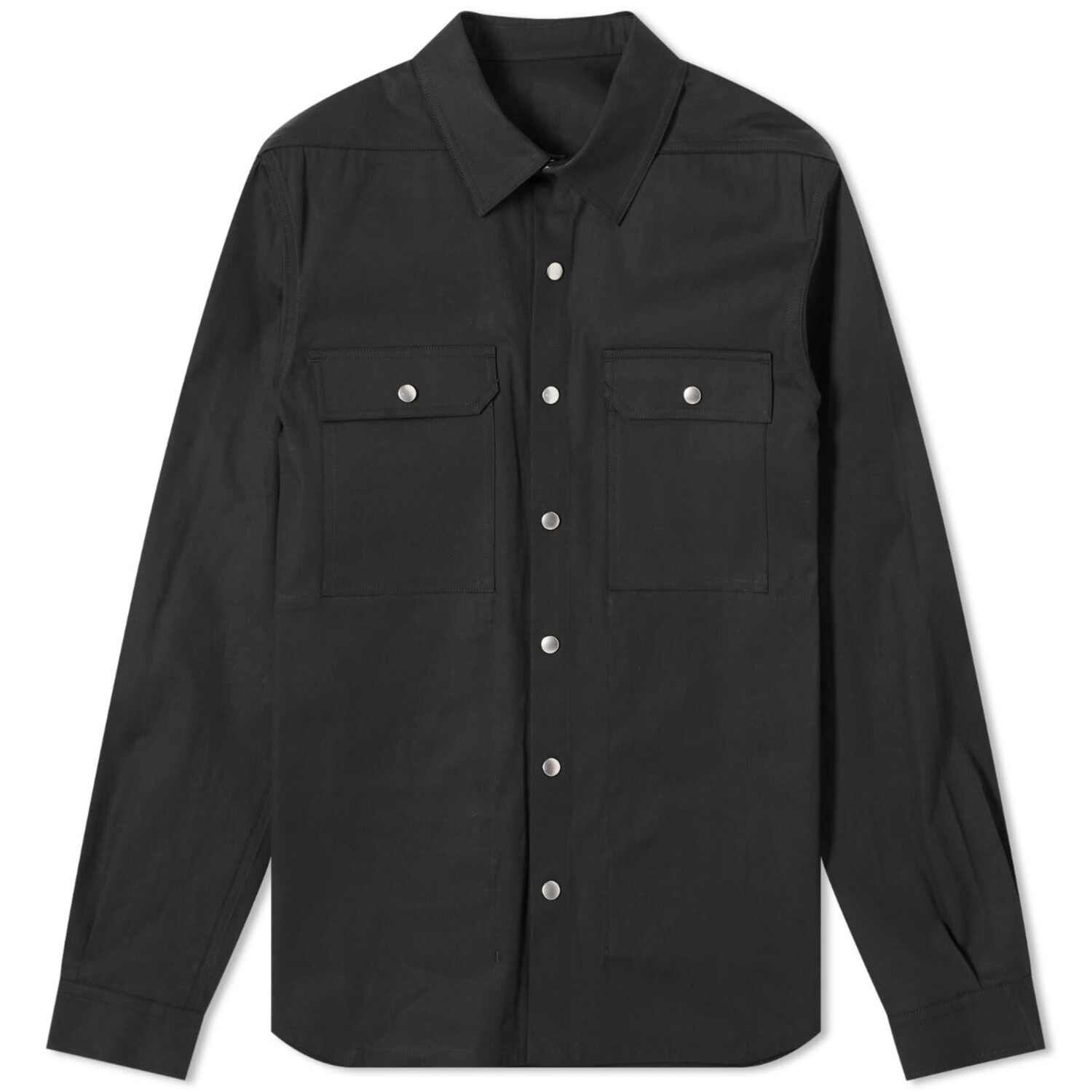 

Верхняя рубашка Rick Owens Heavy Cotton, черный
