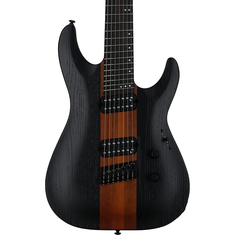 

Schecter Rob Scallon C-7 Multi-Scale Electric Guitar, 7-String, Satin Dark Roast