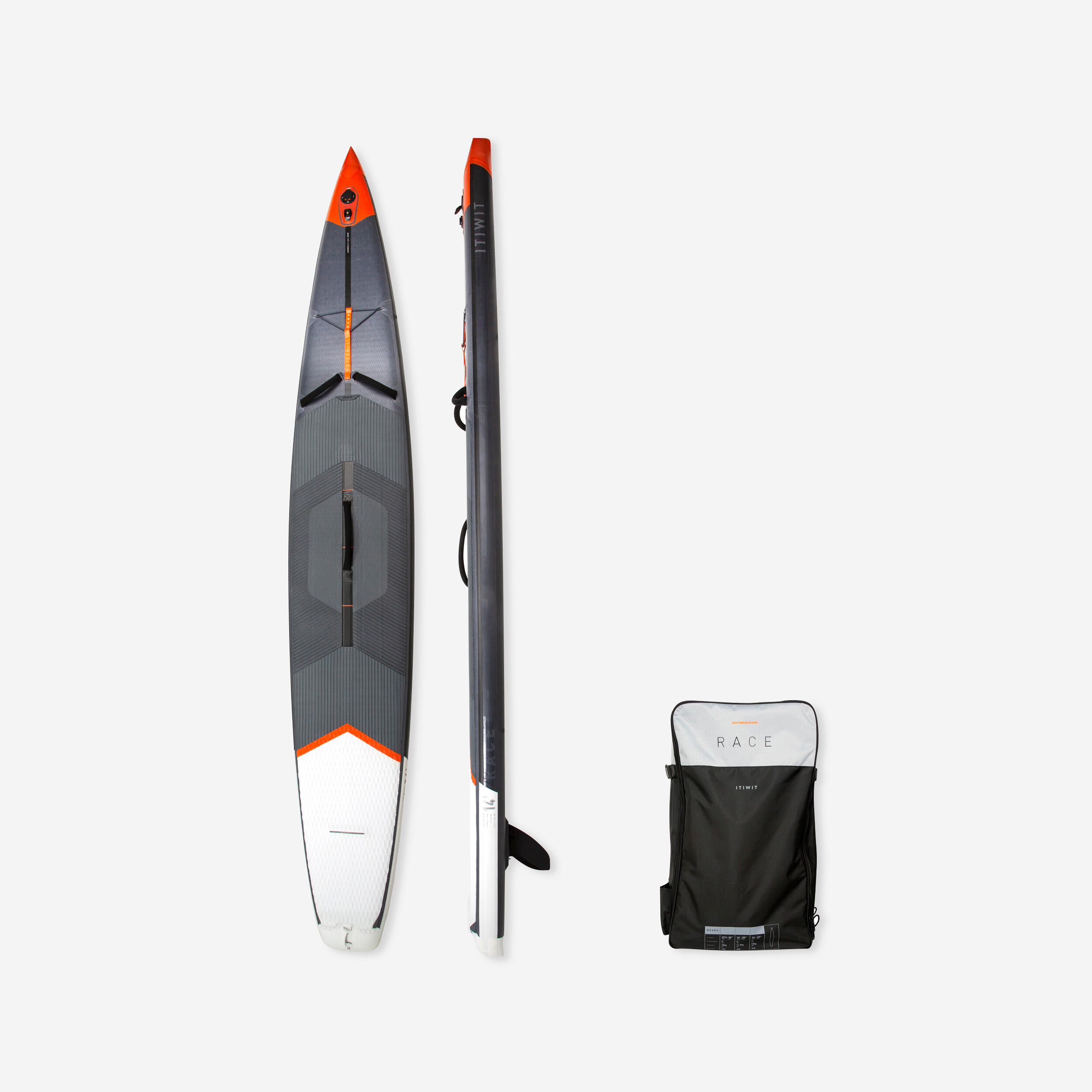

Sup-борд Itiwit Inflatable Stand Up 14'26", темно-серый/оранжевый