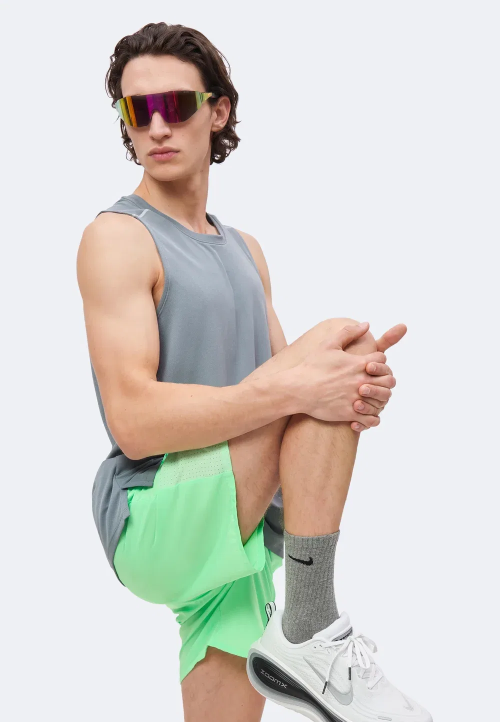 Шорты для бега на милю - спортивные шорты Nike Performance, Illusion Green/Cucumber Calm — фото 4