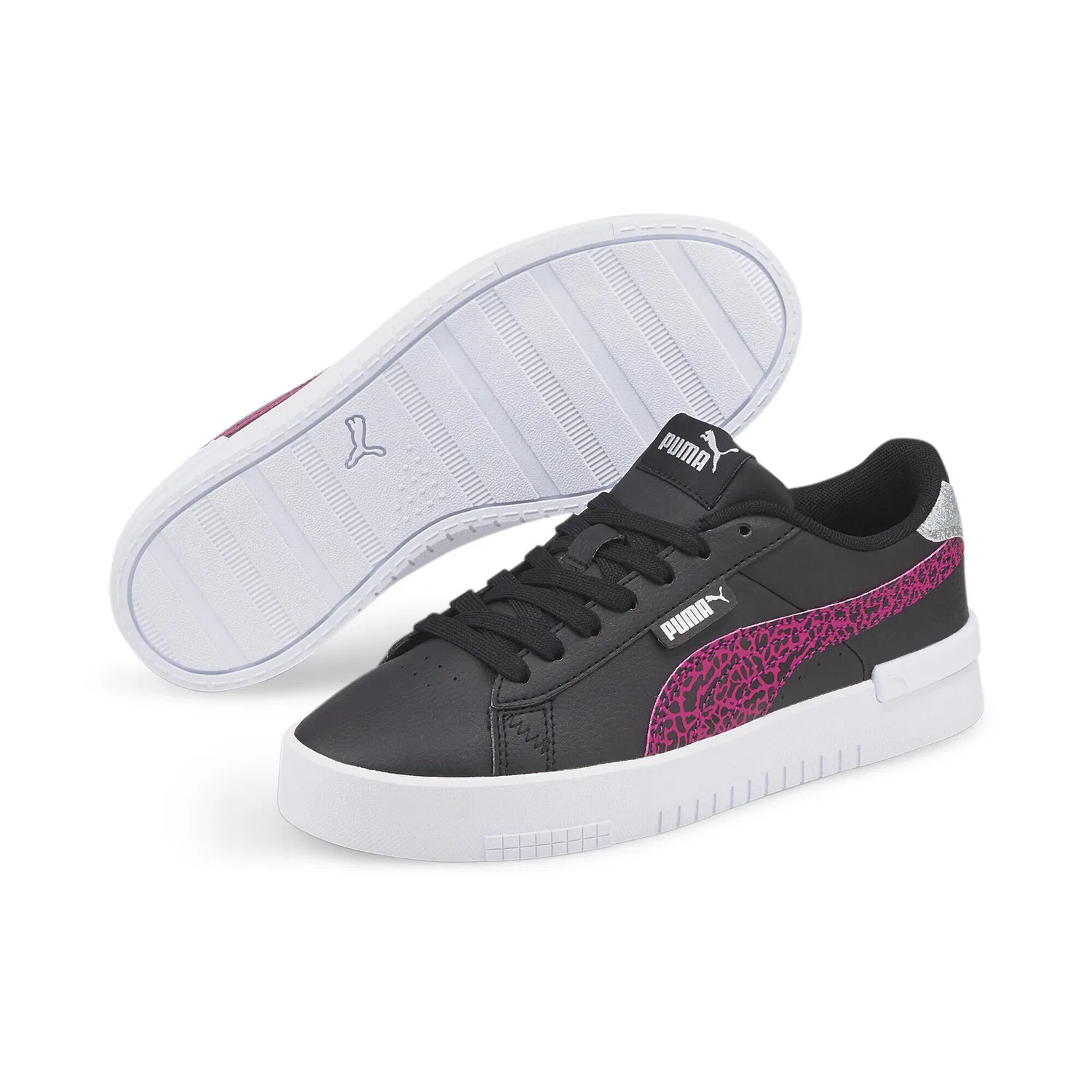 Детские кроссовки с принтом Jada Summer Roar Puma, Schwarz Silber Grau