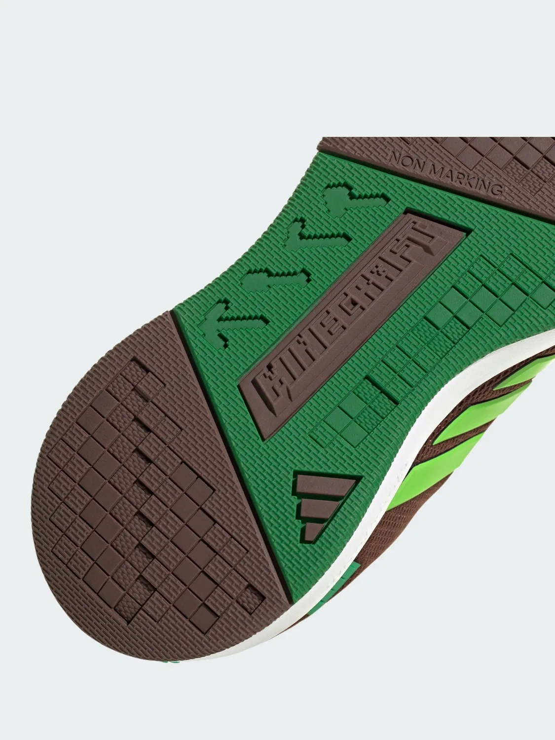 Кроссовки Minecraft Pro Junior adidas, коричневый — фото 4