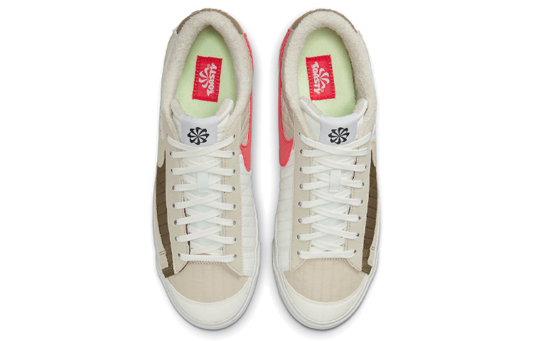 Кроссовки Nike Blazer 77 Low Toasty Premium, белый/темно-зеленый — фото 4