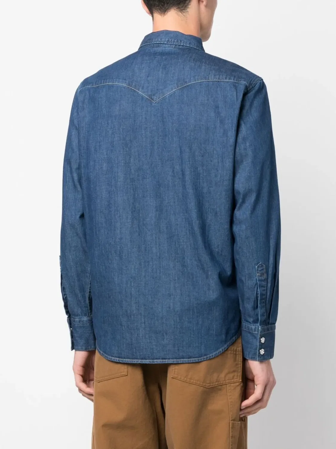 Levi's Рубашка джинсовая синяя — фото 3