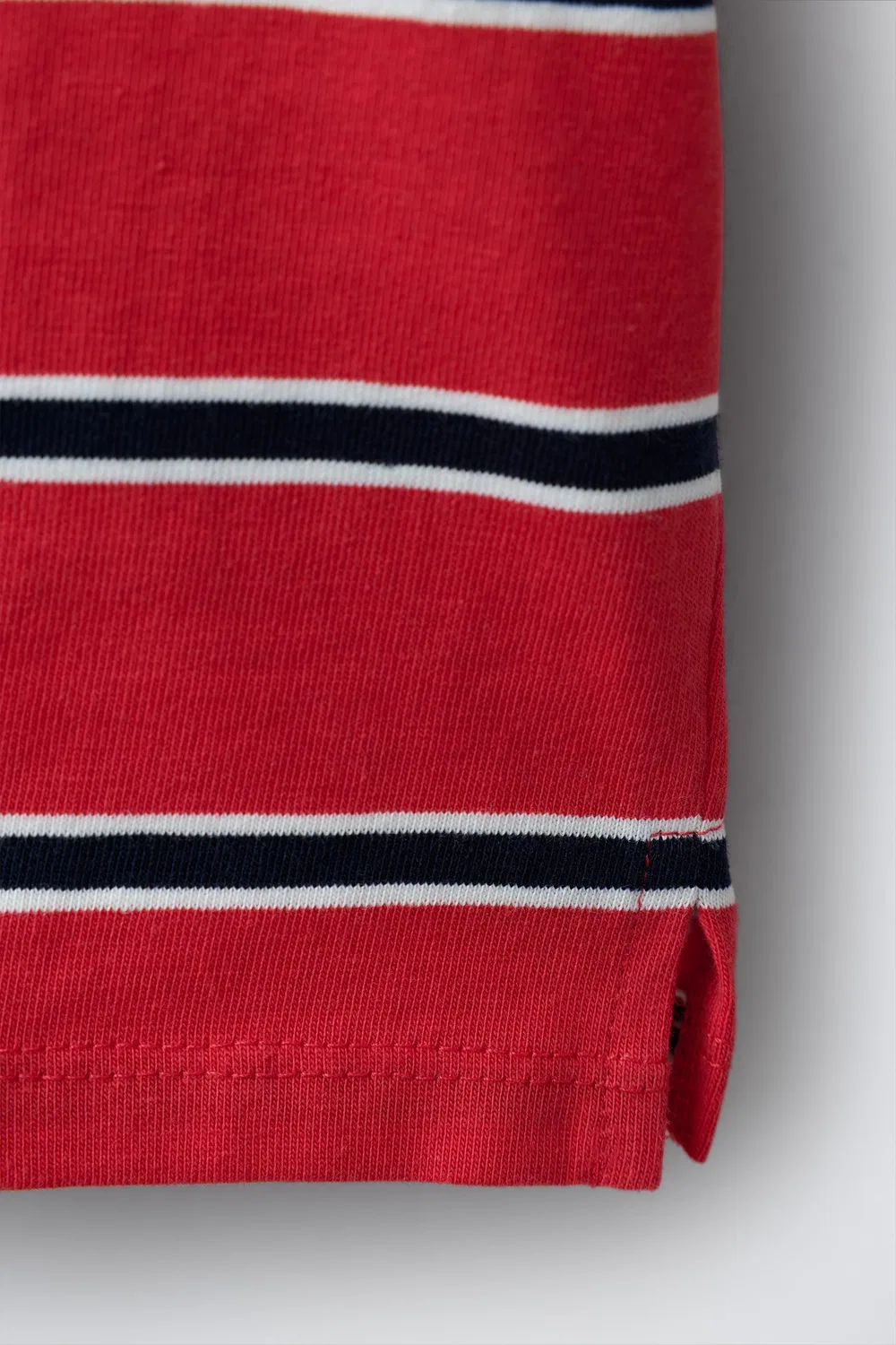 Полосатая футболка ZARA, Red/Black — фото 4