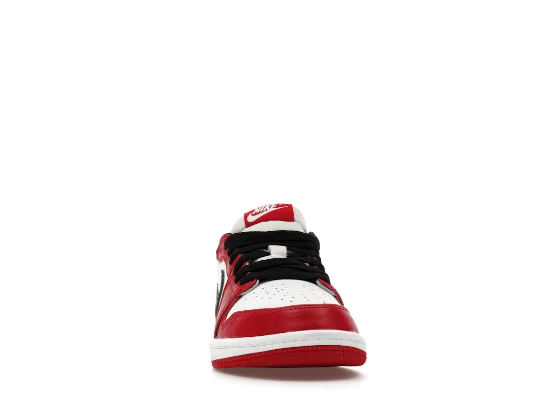 Детские кроссовки Lifestyle Chicago с принтом Jordan 1 Retro Low OG Jordan, Varsity Red Black Summit White — фото 2
