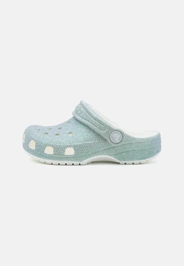 Классические мюли с переливающимся блеском Crocs, белый